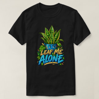 Camiseta Déjame Solo Planta Divertida Amante de la Serpient