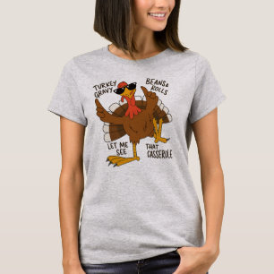 Camiseta Déjame ver esa cazuela” pavo divertido