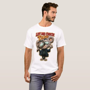 Camiseta Déjame Ver Esa Placa Bordada de Koala Divertido