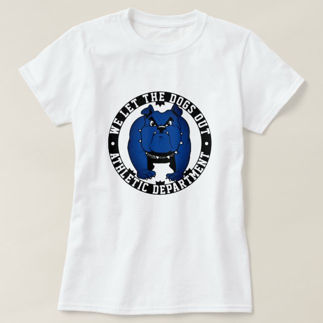 Camiseta Dejamos Que Los Perros Salieran De La Mascota Del  (Diseño del anverso)