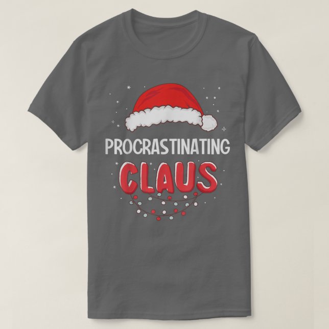 Camiseta Dejando a un lado a los Navidades de Santa Claus c (Diseño del anverso)