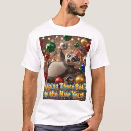 Camiseta Dejando caer estas bolas en el Año Nuevo