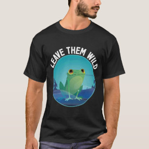 Camiseta Dejar A La Rana Cuta Salvaje En La Naturaleza Pres