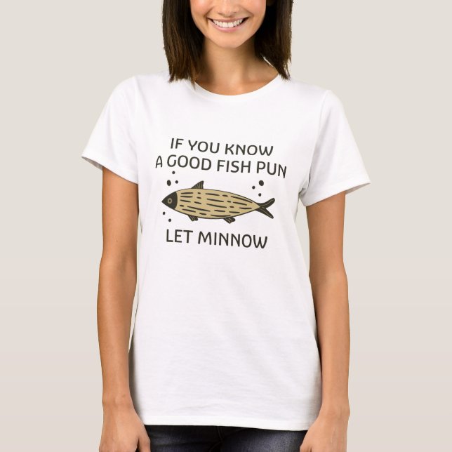 Camiseta Dejar a Minnow (Anverso)
