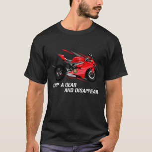 Camiseta Dejar caer el equipo y desaparecer - Motocicleta M