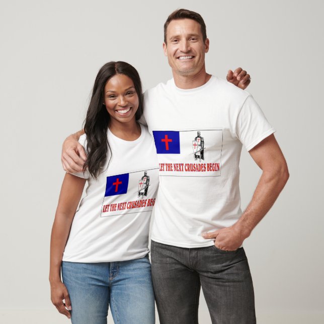 CAMISETA DEJAR COMENZAR LAS PRÓXIMAS CRUSADAS (Unisexo)