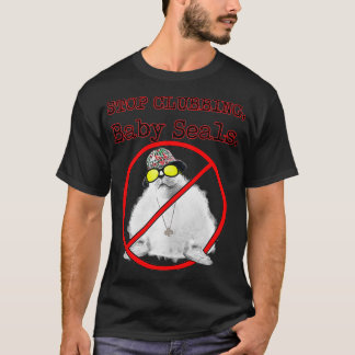 Camiseta Dejar de agarrarse las focas de bebé es divertido