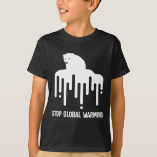 Camiseta Dejar de calentar el planeta el cambio climático: