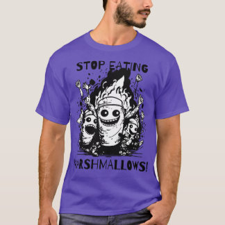 Camiseta Dejar de comer marismas en protesta