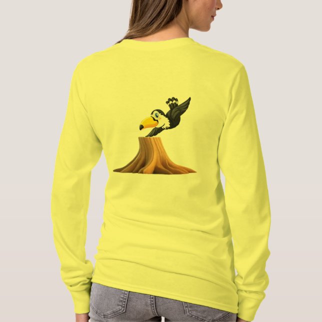 Camiseta Dejar de cortar madera, salvarnos (Reverso)