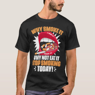 Camiseta Dejar de fumar sin tabaco Día contra el cigarrillo