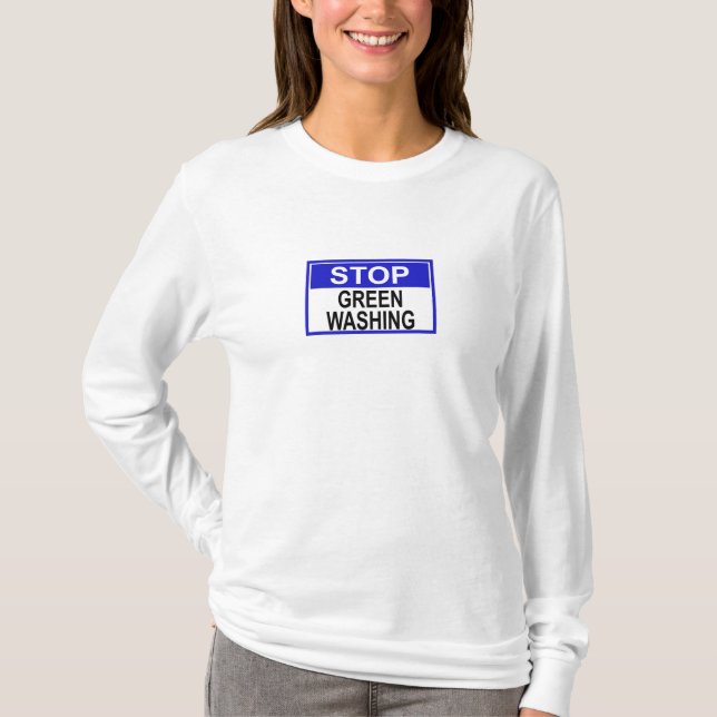 Camiseta Dejar de lavar el Rótulo (Anverso)