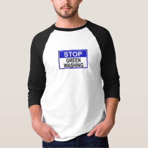 Camiseta Dejar de lavar el Rótulo