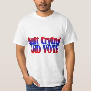 Camiseta Dejar de llorar y votar