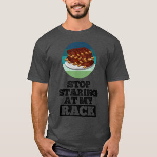 Camiseta Dejar De Mirar A Mi Bandeja De Cocina BQ Costillas