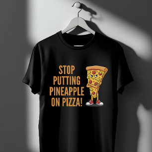 Camiseta Dejar de poner piña en el divertido debate sobre l