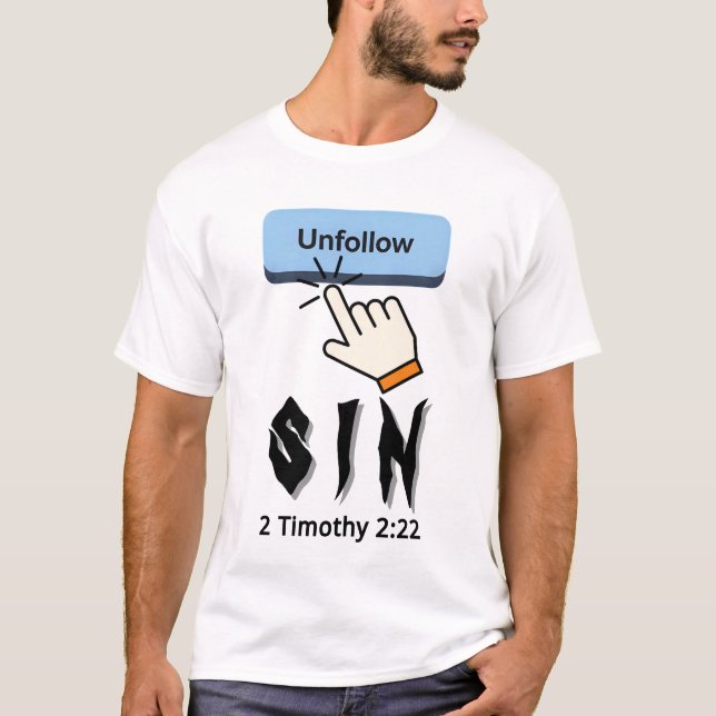 Camiseta Dejar de seguir a pecado (Anverso)