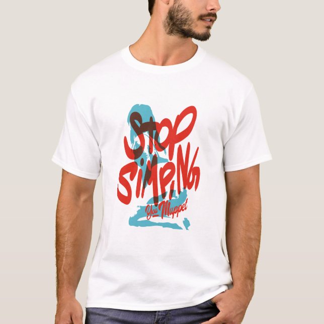 Camiseta Dejar De Simpatizar, Sin Simp, Solo Un Lugar (Anverso)
