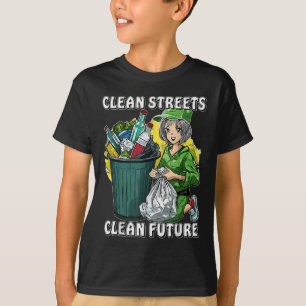 Camiseta Dejar de tirar protección de la naturaleza a favor