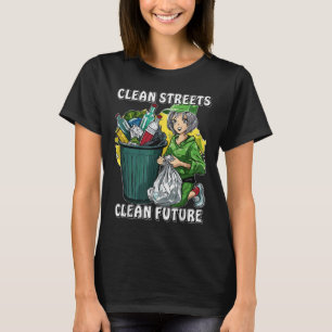 Camiseta Dejar de tirar protección de la naturaleza a favor