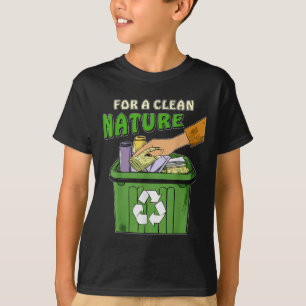 Camiseta Dejar de tirar protección de la naturaleza a favor