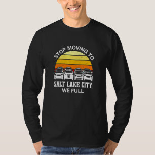 Camiseta Dejar De Trasladarse A Salt Lake City Estamos Comp