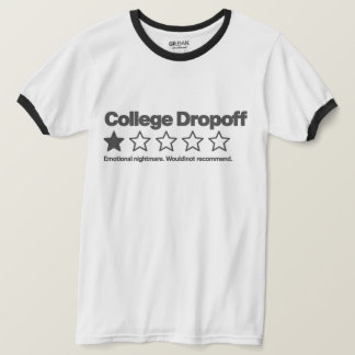 Camiseta Dejar la Universidad – Una reseña de una estrella