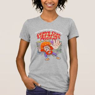 Camiseta Dejar nuestras bibliotecas en paz