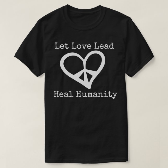 Camiseta Dejar que el amor dirija (Diseño del anverso)