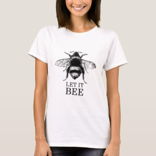 Camiseta Dejar Que La Naturaleza Vintage Bumble Bee