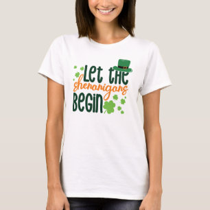 Camiseta Dejar que las Shenanigun Bigins-66677