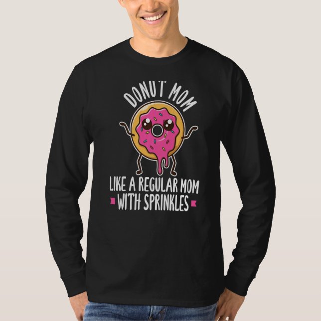 Camiseta Dejar Que Mamá Como Una Mamá Regular Con Rasguilla (Anverso)