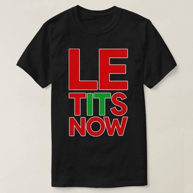 CAMISETA DEJAR QUE NIEVE (Diseño del anverso)