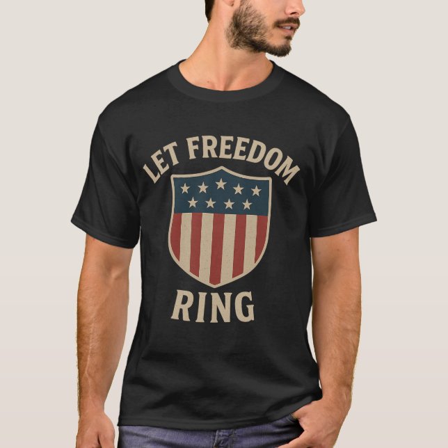 Camiseta Dejar que suene la libertad (Anverso)