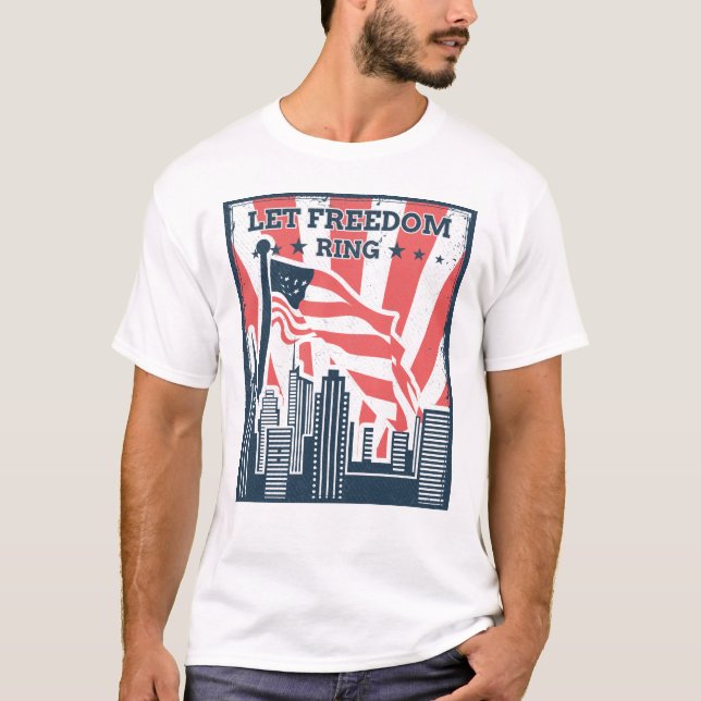 Camiseta Dejar que suene la libertad (Anverso)