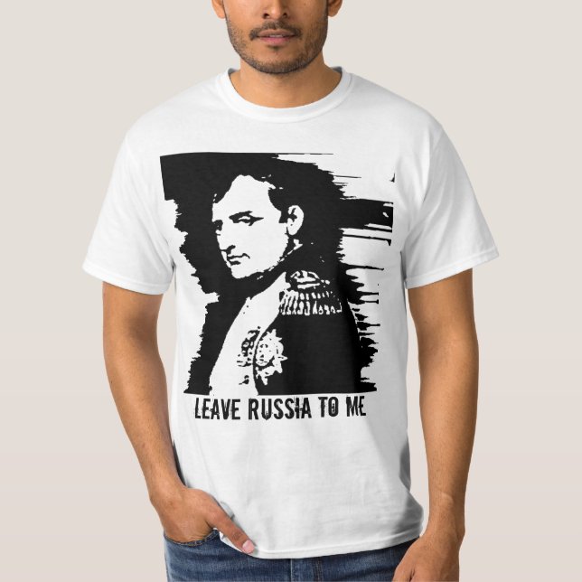 Camiseta Dejar Rusia a mí (Anverso)