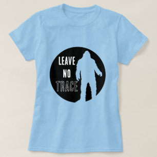 Camiseta Dejar sin rastro a pie de página