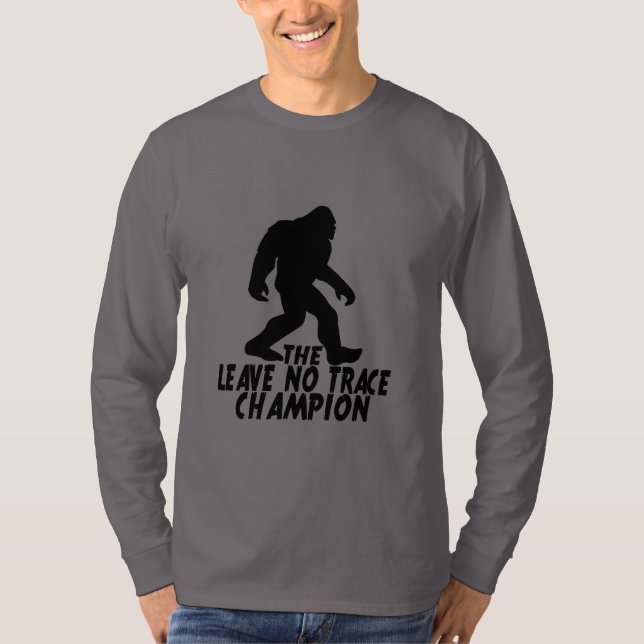 Camiseta Dejar sin rastros Campeón Gracioso Campeón Grande (Anverso)