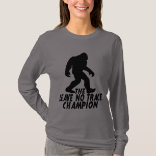 Camiseta Dejar sin rastros Campeón Gracioso Campeón Grande