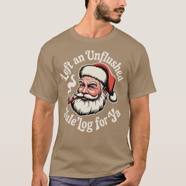 Camiseta Dejar un Yule'log sin tirar por Ya (Anverso)