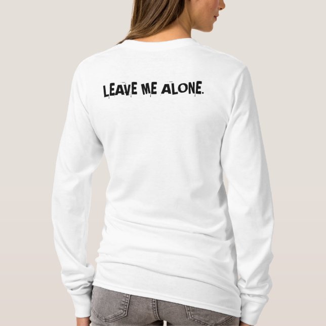 Camiseta Dejarme solo Romance Love Pareja (Reverso)