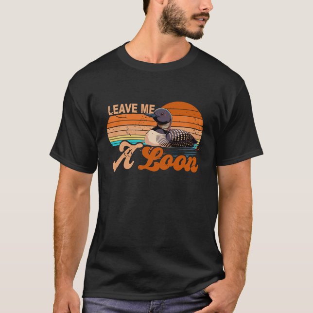 Camiseta Dejarme Un Atardecer De Aves De Largo Plazo (Anverso)