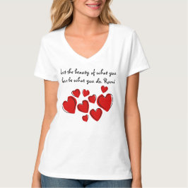 Camiseta Deje a las mujeres de Rumi de la belleza con