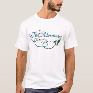 Camiseta Deje las aventuras comenzar