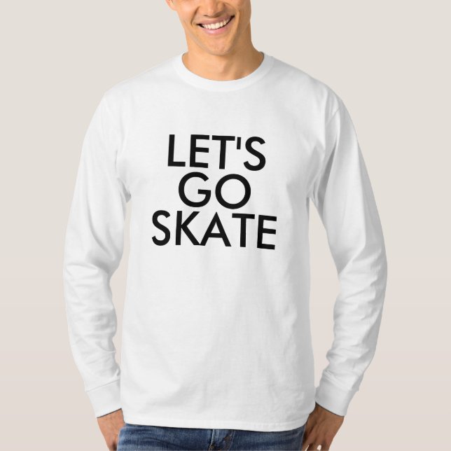 CAMISETA DEJE LOS E.E.U.U., VAYA, PATINE (Anverso)