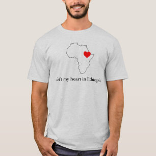 Camiseta ¡Dejé mi corazón en Etiopía!