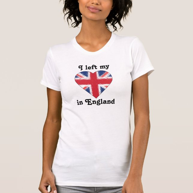 Camiseta Dejé mi corazón en Inglaterra (Anverso)