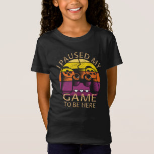Camiseta Dejé mi juego para estar aquí