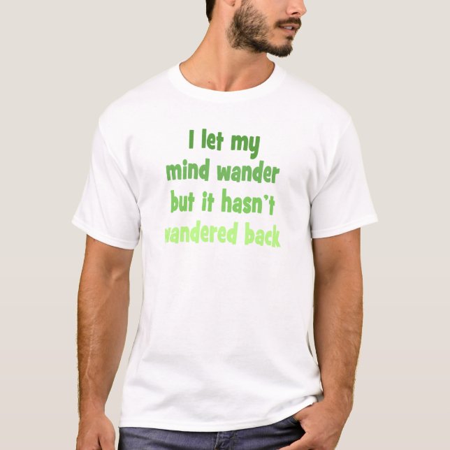 Camiseta Dejé mi mente vagar (Anverso)