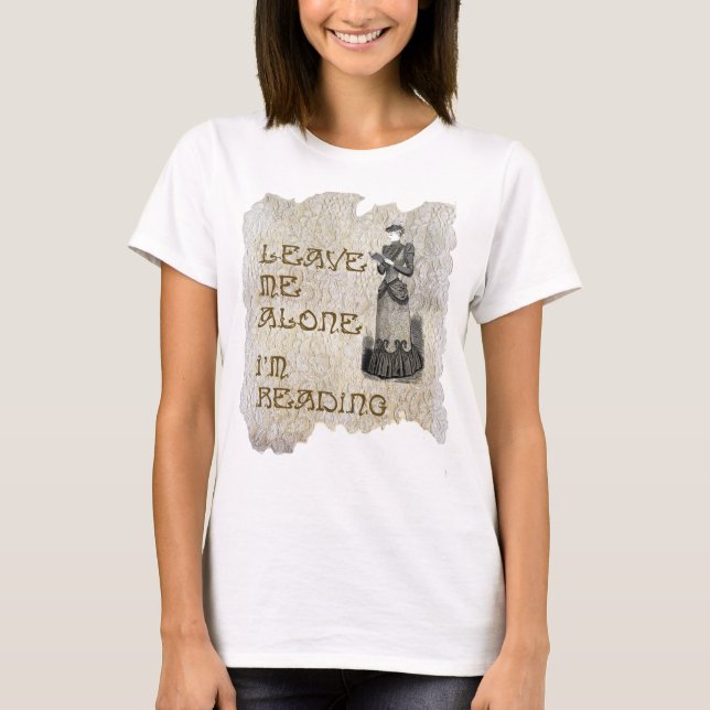 Camiseta Déjeme solo. Estoy leyendo (Anverso)
